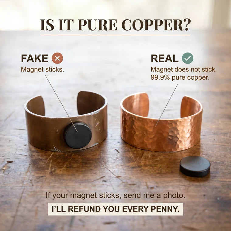 Hammered Copper Cuff